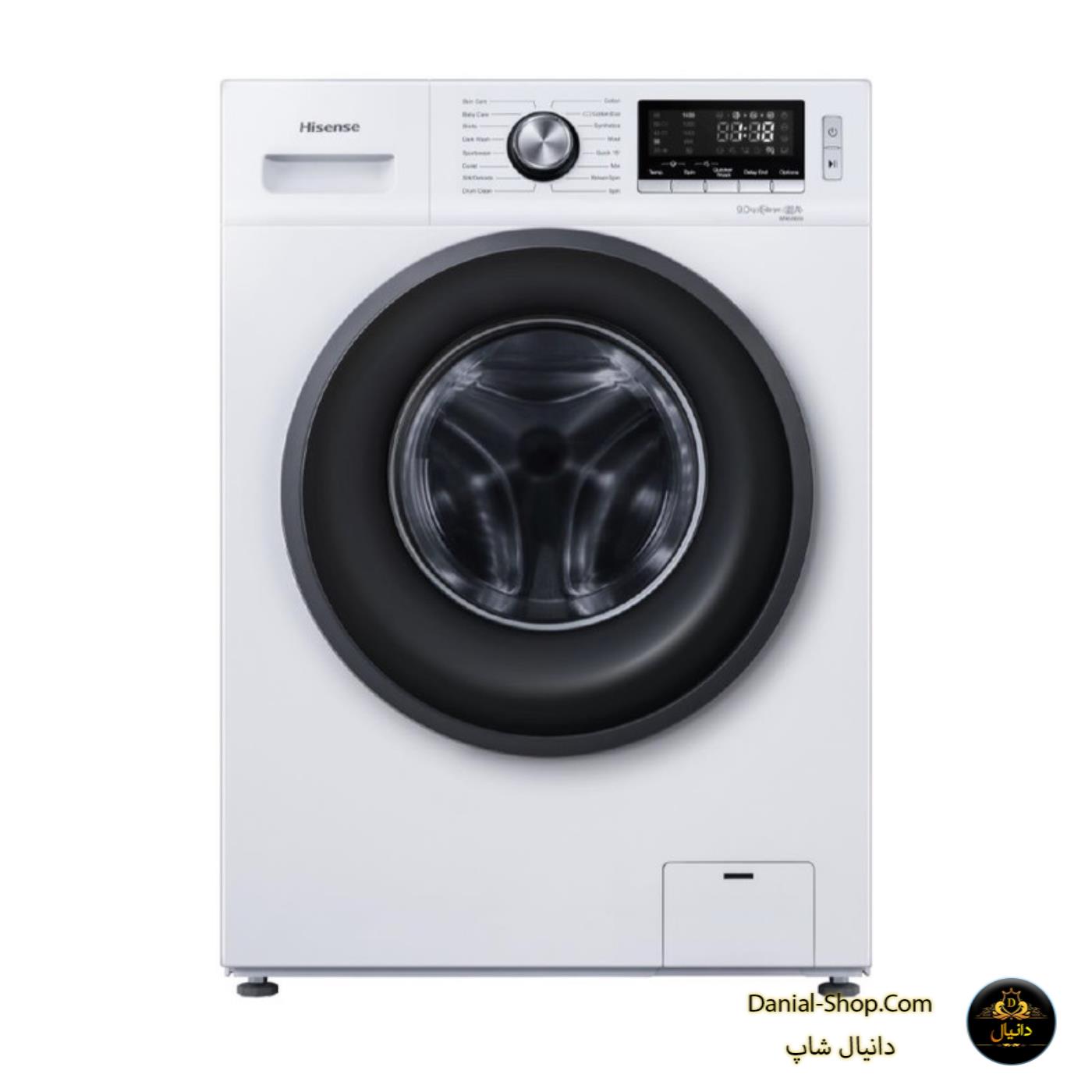 لباسشوی هایسنس 8 کیلویی 1000 دور سفید مدل 8010D