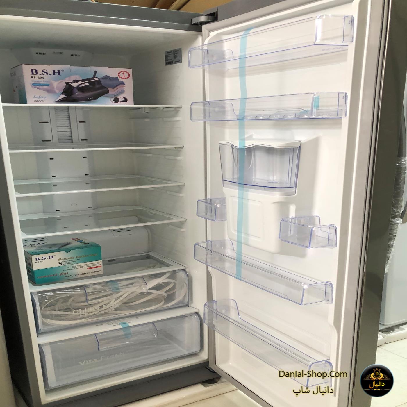 یخچال فریزرهیمالیادوقلو ایس پول 17فوت استیل 